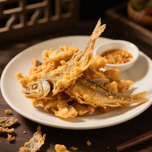 鮮炸魚皮